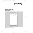 PRIVILEG 099.226 3/10165 Owners Manual PRIVILEG 099.226 3/10165 Owners Manual