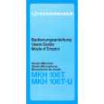 SENNHEISER MKH 106T MKH 106T-U Owners Manual SENNHEISER MKH 106T MKH 106T-U Owners Manual