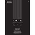 YAMAHA MXD1 Owners Manual YAMAHA MXD1 Owners Manual