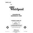 WHIRLPOOL MW8200XL0 Parts Catalog WHIRLPOOL MW8200XL0 Parts Catalog