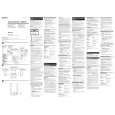 SONY SRSA202 Owners Manual SONY SRSA202 Owners Manual