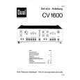 DUAL CV1600 Service Manual DUAL CV1600 Service Manual