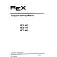 REX-ELECTROLUX RFB36S Owners Manual REX-ELECTROLUX RFB36S Owners Manual