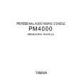 YAMAHA PM4000 Owners Manual YAMAHA PM4000 Owners Manual