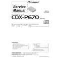 PIONEER CDXP670 Service Manual PIONEER CDXP670 Service Manual