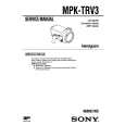 SONY MPK-TRV3 Service Manual SONY MPK-TRV3 Service Manual