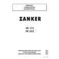 ZANKER VK172 Owners Manual ZANKER VK172 Owners Manual