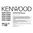 KENWOOD KFVC860 Owners Manual KENWOOD KFVC860 Owners Manual