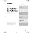 ONKYO TXNR5000E Owners Manual ONKYO TXNR5000E Owners Manual