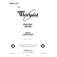 WHIRLPOOL LE8600XWN0 Parts Catalog WHIRLPOOL LE8600XWN0 Parts Catalog