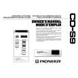 PIONEER CD-S9 Owners Manual PIONEER CD-S9 Owners Manual