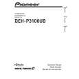 PIONEER DEH-P3100UB/XS/UC Owners Manual PIONEER DEH-P3100UB/XS/UC Owners Manual
