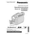 PANASONIC PVDV201 Owners Manual PANASONIC PVDV201 Owners Manual