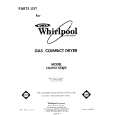 WHIRLPOOL LG4931XSW0 Parts Catalog WHIRLPOOL LG4931XSW0 Parts Catalog