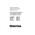 THERMA GSVALPHA2000S Owners Manual THERMA GSVALPHA2000S Owners Manual