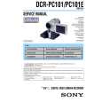 SONY DCRPC101E Service Manual SONY DCRPC101E Service Manual