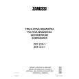 ZANUSSI ZCF410-1 Owners Manual ZANUSSI ZCF410-1 Owners Manual