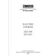 ZANUSSI ZCE640W Owners Manual ZANUSSI ZCE640W Owners Manual