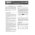 YAMAHA MFC05 Owners Manual YAMAHA MFC05 Owners Manual