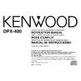 KENWOOD DPX400 Owners Manual KENWOOD DPX400 Owners Manual