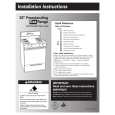 WHIRLPOOL YSF306PEGQ0 Installation Manual WHIRLPOOL YSF306PEGQ0 Installation Manual