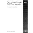AEG 1480TURBOSENS. Owners Manual AEG 1480TURBOSENS. Owners Manual