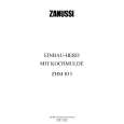 ZANUSSI ZHM833IWA Owners Manual ZANUSSI ZHM833IWA Owners Manual