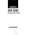 ONKYO DXG10 Owners Manual ONKYO DXG10 Owners Manual