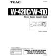 TEAC W420C Owners Manual TEAC W420C Owners Manual