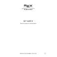 REX-ELECTROLUX KT6420I Owners Manual REX-ELECTROLUX KT6420I Owners Manual