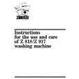 ZANUSSI Z818 Owners Manual ZANUSSI Z818 Owners Manual