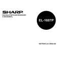 SHARP EL1607P Owners Manual SHARP EL1607P Owners Manual