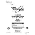 WHIRLPOOL MS1065XYQ0 Parts Catalog WHIRLPOOL MS1065XYQ0 Parts Catalog