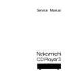 NAKAMICHI CDPLAYER3 Service Manual NAKAMICHI CDPLAYER3 Service Manual