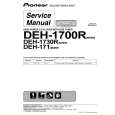 PIONEER DEH-1730R/XM/EW Service Manual PIONEER DEH-1730R/XM/EW Service Manual