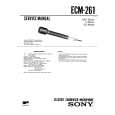 SONY ECM261 Service Manual SONY ECM261 Service Manual