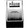 FAURE CCG605-2 Owners Manual FAURE CCG605-2 Owners Manual