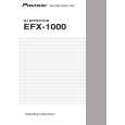 PIONEER EFX-1000/KUCXJ Owners Manual PIONEER EFX-1000/KUCXJ Owners Manual