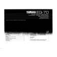 YAMAHA EQ70 Owners Manual YAMAHA EQ70 Owners Manual