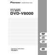 PIONEER DVD-V8000/NKXJ Owners Manual PIONEER DVD-V8000/NKXJ Owners Manual