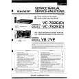 SHARP VC-782G(D) Service Manual SHARP VC-782G(D) Service Manual