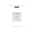 ZANUSSI F1214 Owners Manual ZANUSSI F1214 Owners Manual
