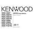 KENWOOD KDC-3027A Owners Manual KENWOOD KDC-3027A Owners Manual