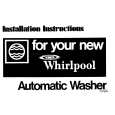 WHIRLPOOL GLA7900XKW0 Installation Manual WHIRLPOOL GLA7900XKW0 Installation Manual