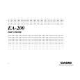 CASIO EA200 Owners Manual CASIO EA200 Owners Manual