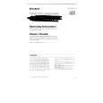 SONY CDX45RF Owners Manual SONY CDX45RF Owners Manual