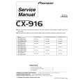 PIONEER CX916 Service Manual PIONEER CX916 Service Manual