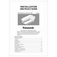 PANASONIC FV04VE1 Owners Manual PANASONIC FV04VE1 Owners Manual