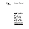 NAKAMICHI CDP2 Service Manual NAKAMICHI CDP2 Service Manual