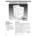 WHIRLPOOL 3XLGR5437KQ0 Installation Manual WHIRLPOOL 3XLGR5437KQ0 Installation Manual